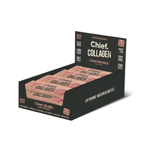 Collagen Cashew Shortbread (12 bars)
